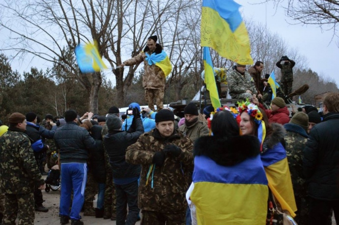 В конце декабря 2014-му добровольцев из Киевской Руси отпустили с фронта домой